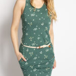 Ragwear Jerseykleid in grün für Damen, Grösse: XL. Kesy