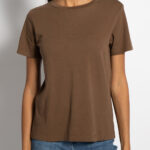 Marc O’Polo T-Shirt in braun für Damen, Grösse: M. 202 2100 51425
